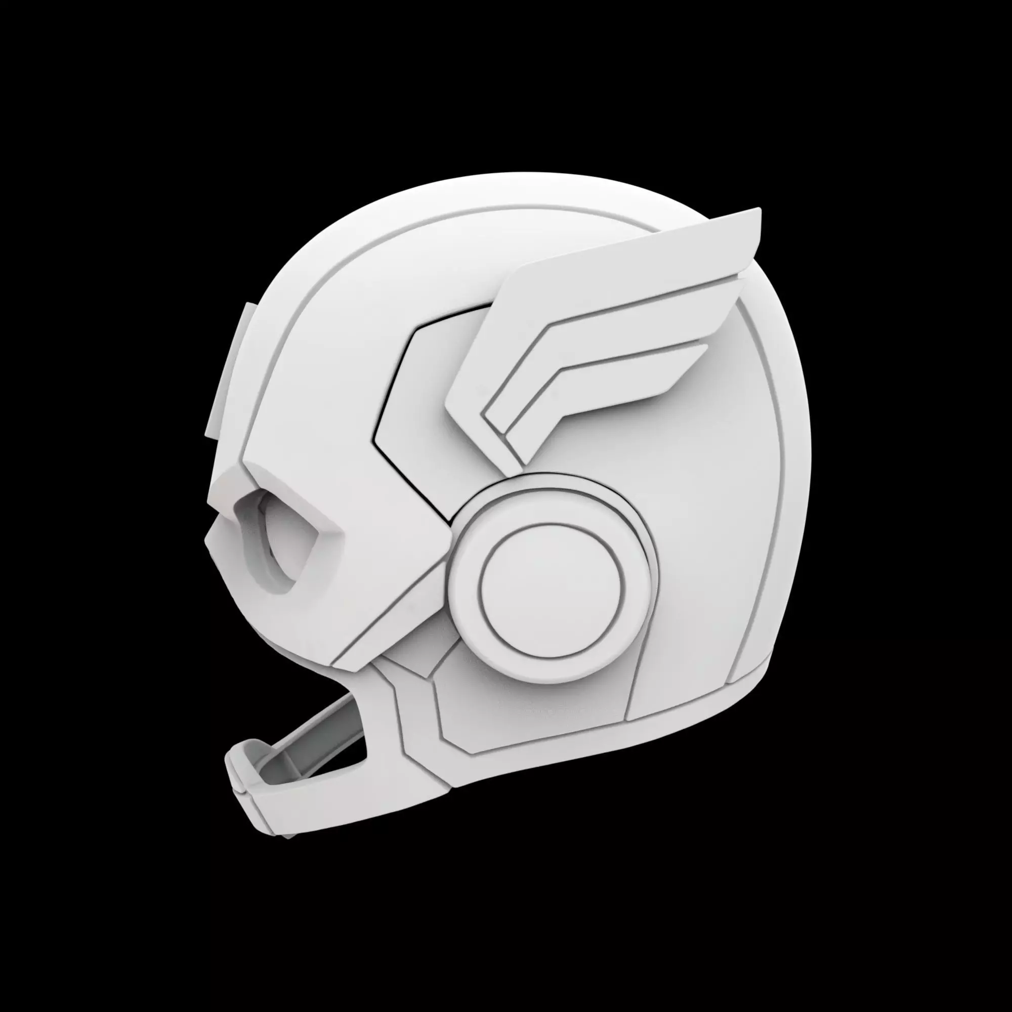 Captain America Stylized Helm 3D Print Model 3D print model_5