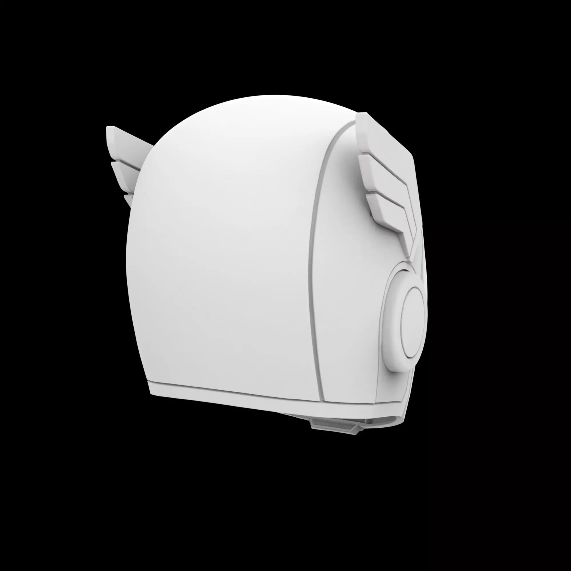 Captain America Stylized Helm 3D Print Model 3D print model_7