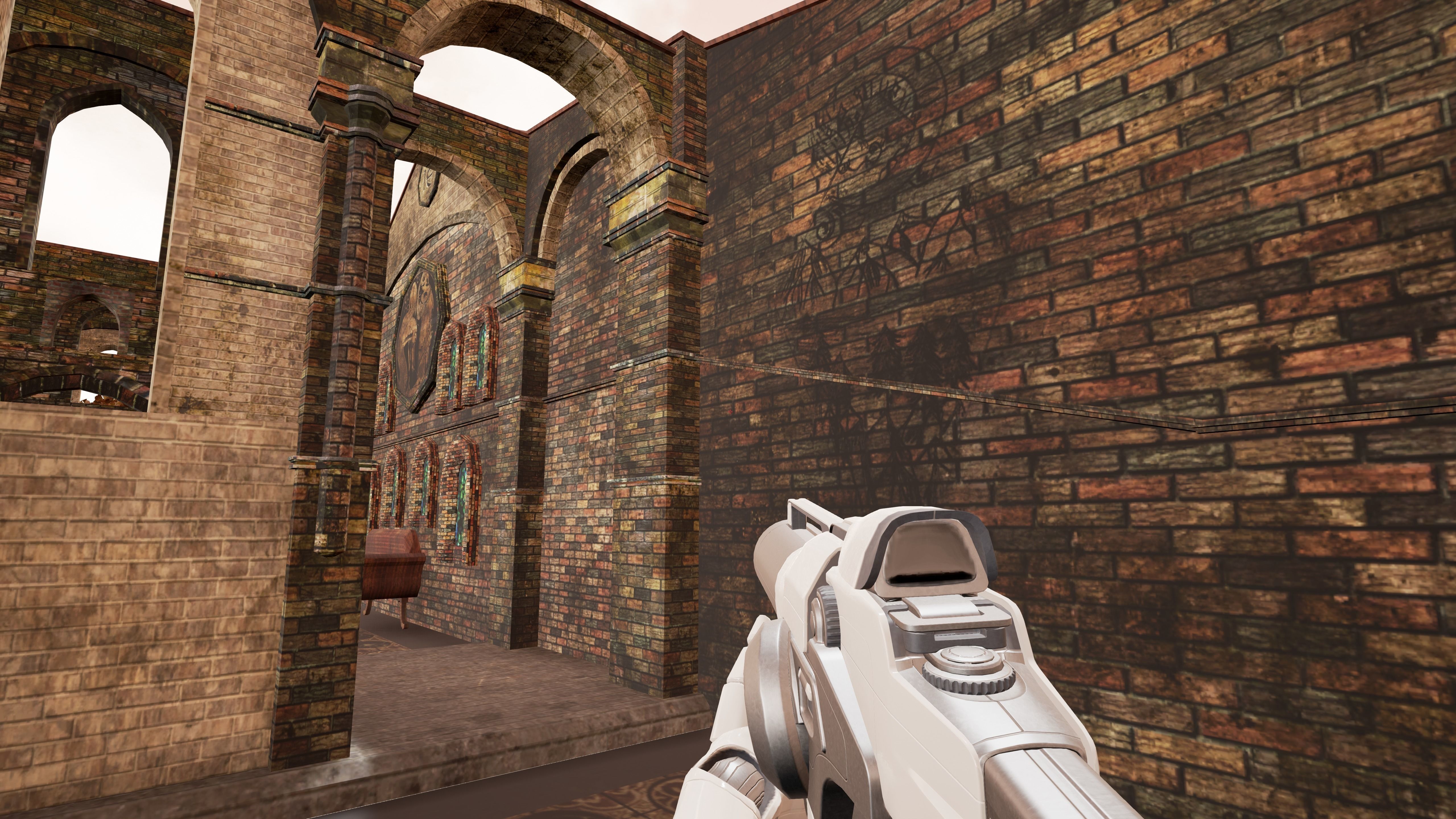 Lost Temple Model for FPS Game 3D model_10