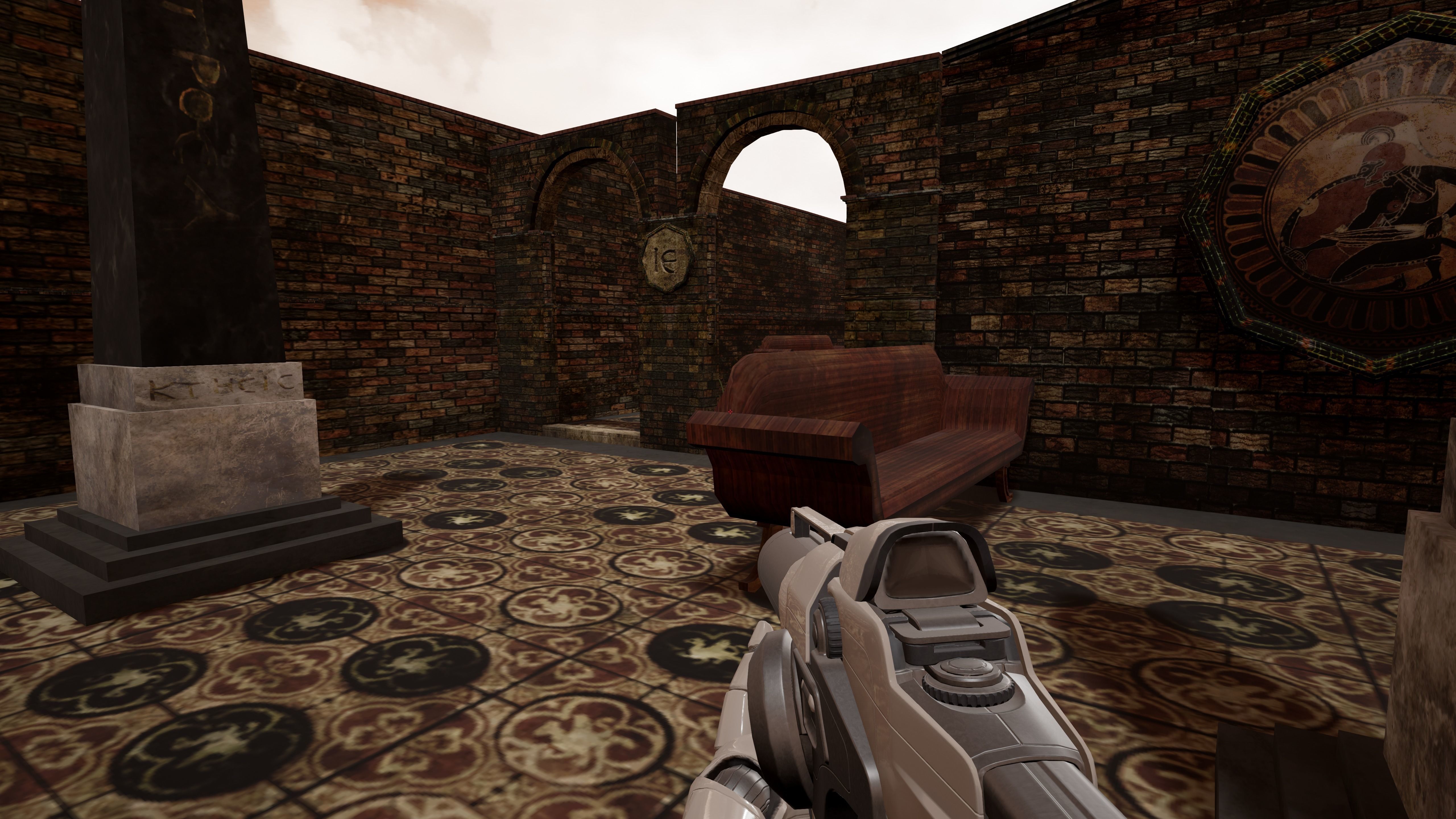 Lost Temple Model for FPS Game 3D model_8