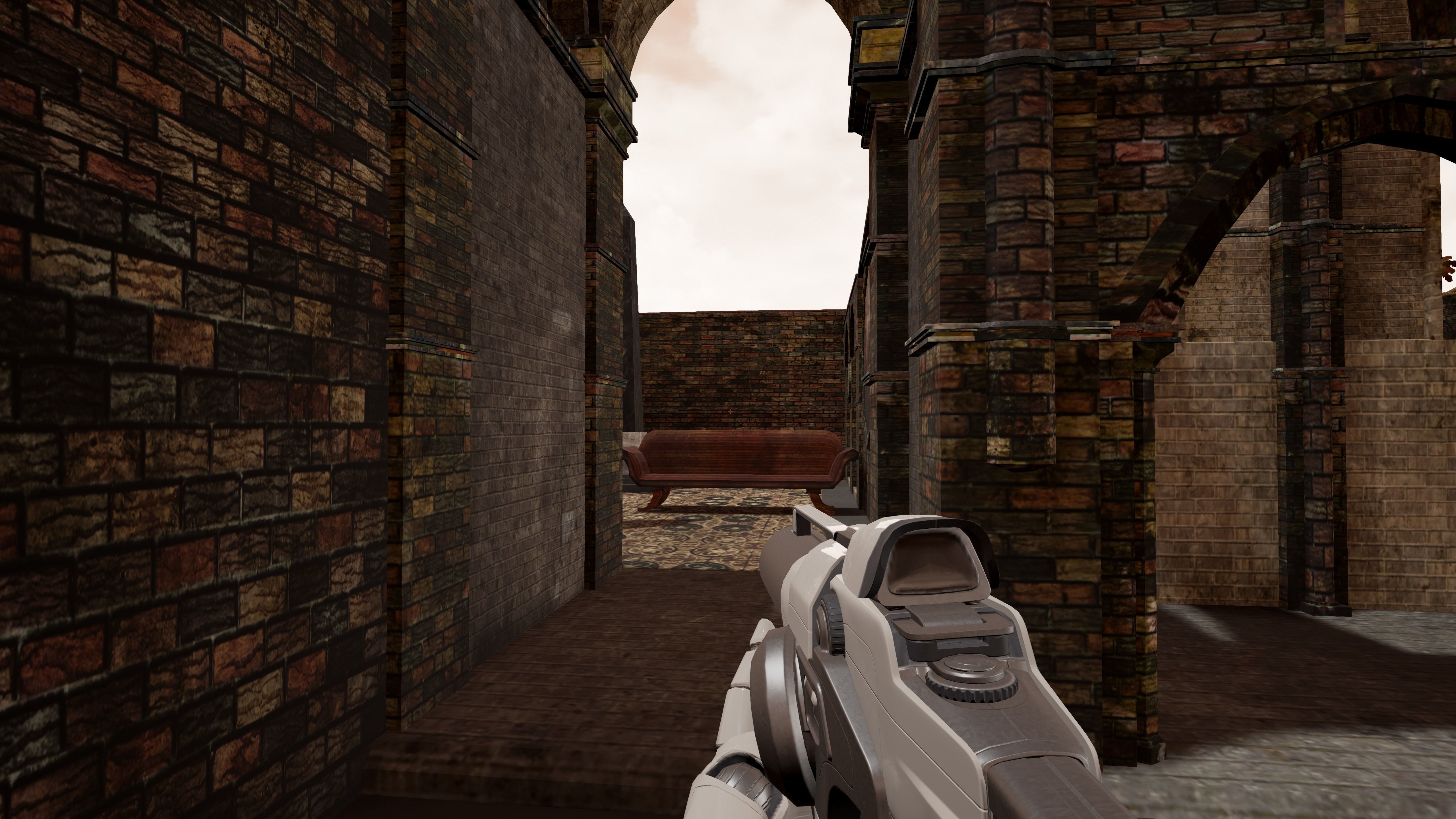 Lost Temple Model for FPS Game 3D model_3