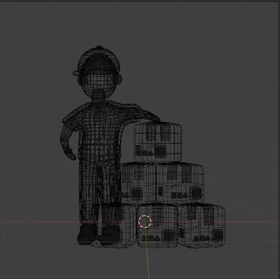 Modern Delivery and Logistics Service  3d icon set 3D model_72