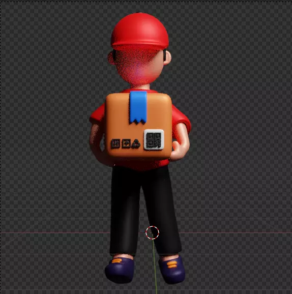 Modern Delivery and Logistics Service  3d icon set 3D model_23