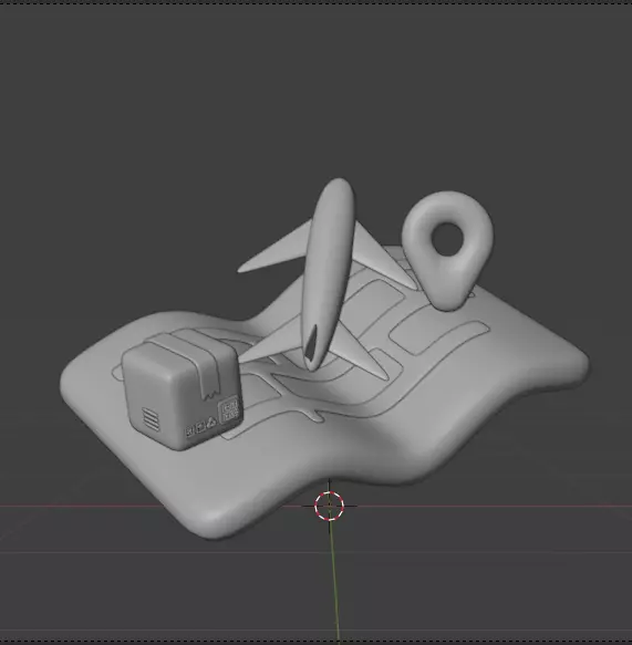 Modern Delivery and Logistics Service  3d icon set 3D model_91