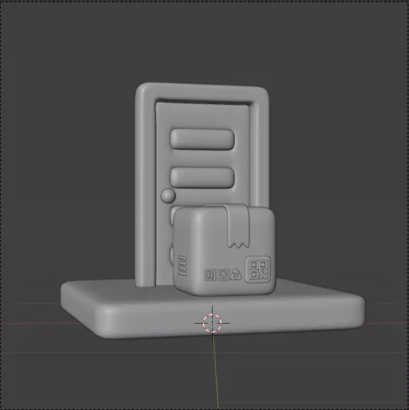 Modern Delivery and Logistics Service  3d icon set 3D model_29