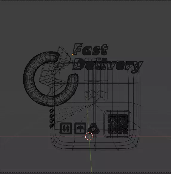 Modern Delivery and Logistics Service  3d icon set 3D model_60