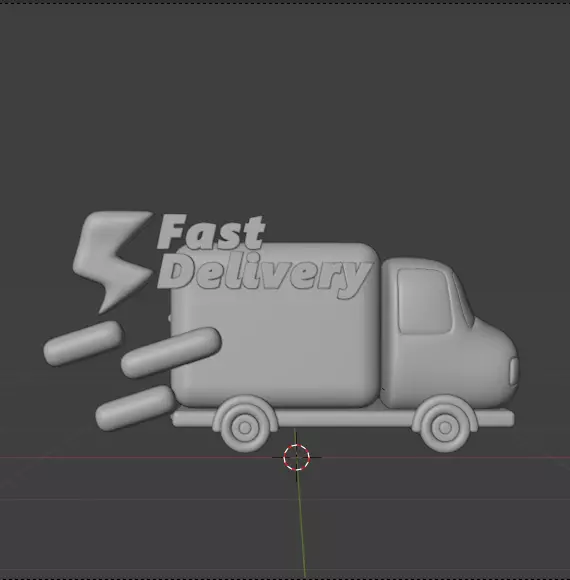 Modern Delivery and Logistics Service  3d icon set 3D model_55