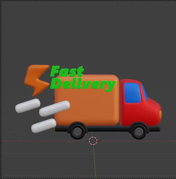 Modern Delivery and Logistics Service  3d icon set 3D model_57