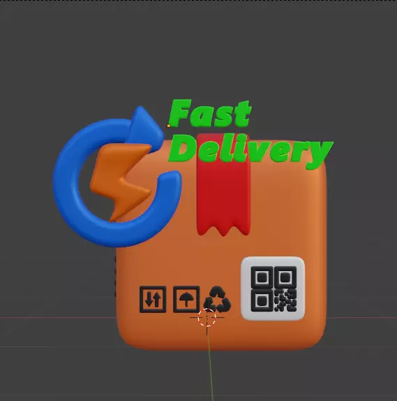 Modern Delivery and Logistics Service  3d icon set 3D model_61