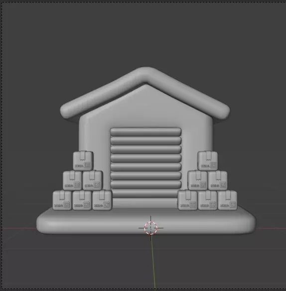 Modern Delivery and Logistics Service  3d icon set 3D model_99