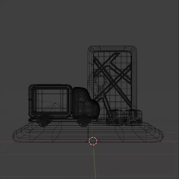 Modern Delivery and Logistics Service  3d icon set 3D model_41