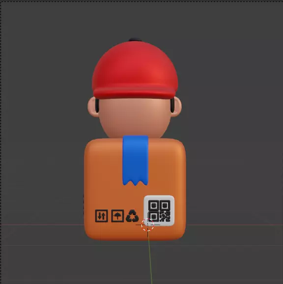 Modern Delivery and Logistics Service  3d icon set 3D model_27