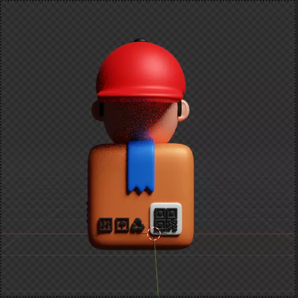 Modern Delivery and Logistics Service  3d icon set 3D model_28