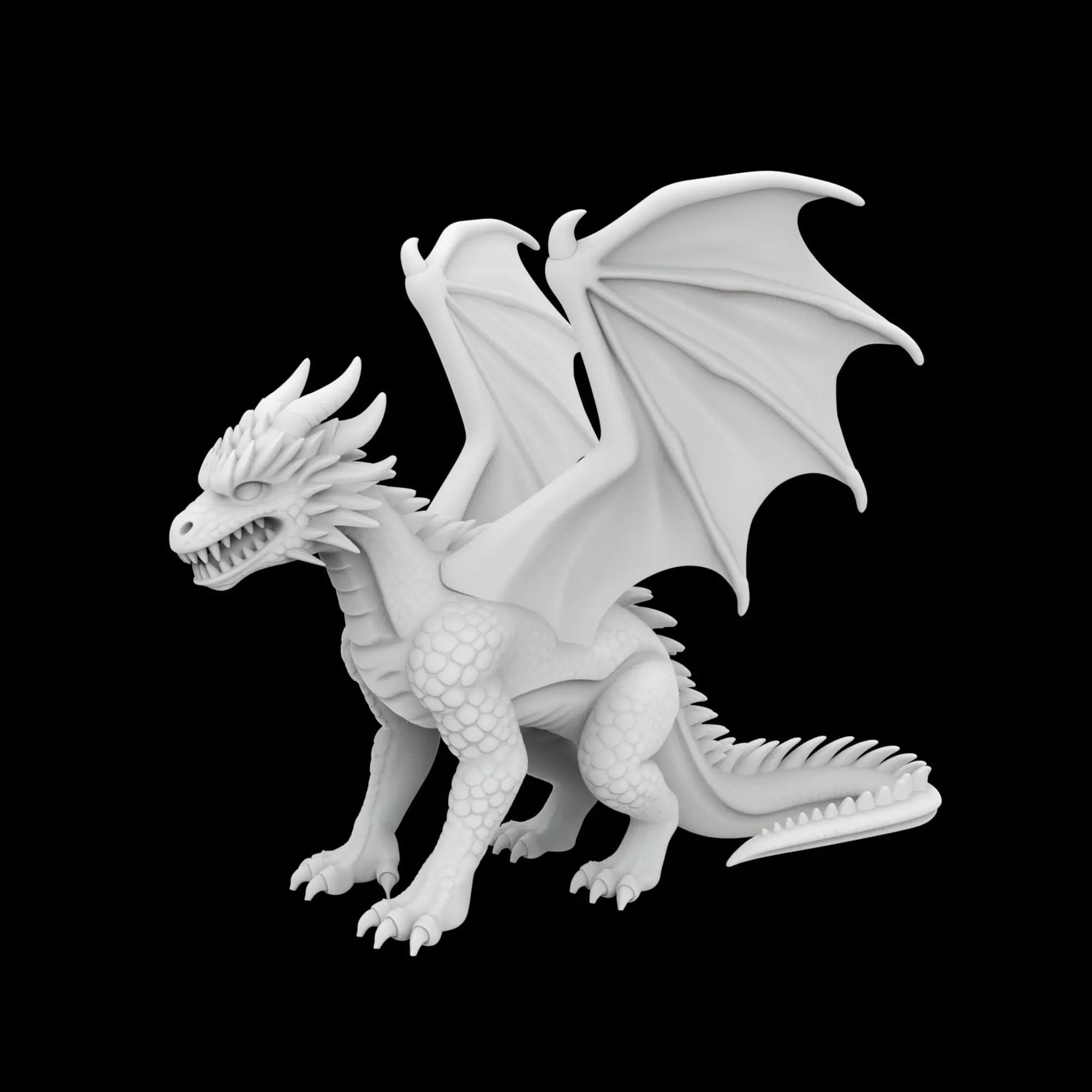 Dragon 3D Print Model 3D print model