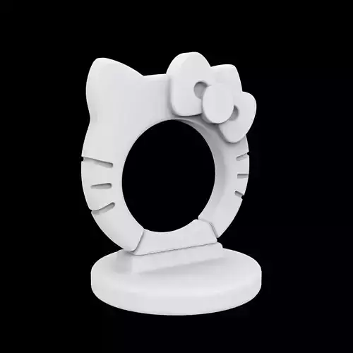 Hello Kitty Cup Holder 3D Print Model
