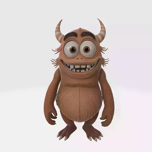 Monster Character 26 Low-poly 3D model