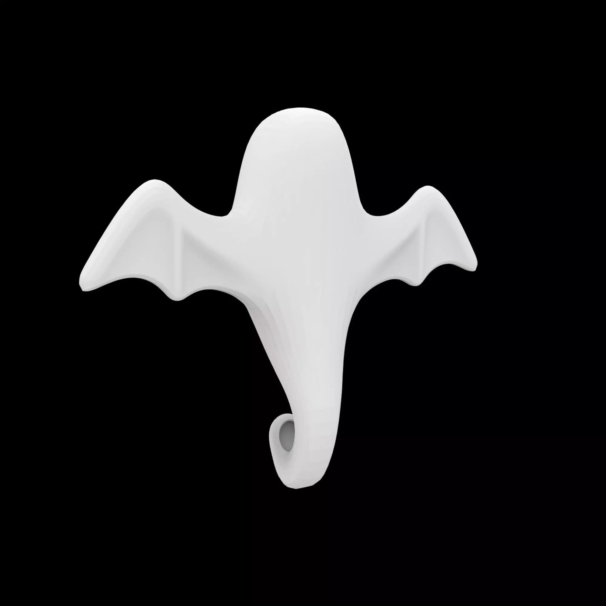 Spooky Ghost Wall Hook 3D Print Model 3D print model_3