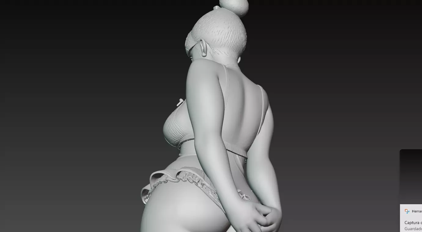 Babydoll Rosa Allure 3D print model_8