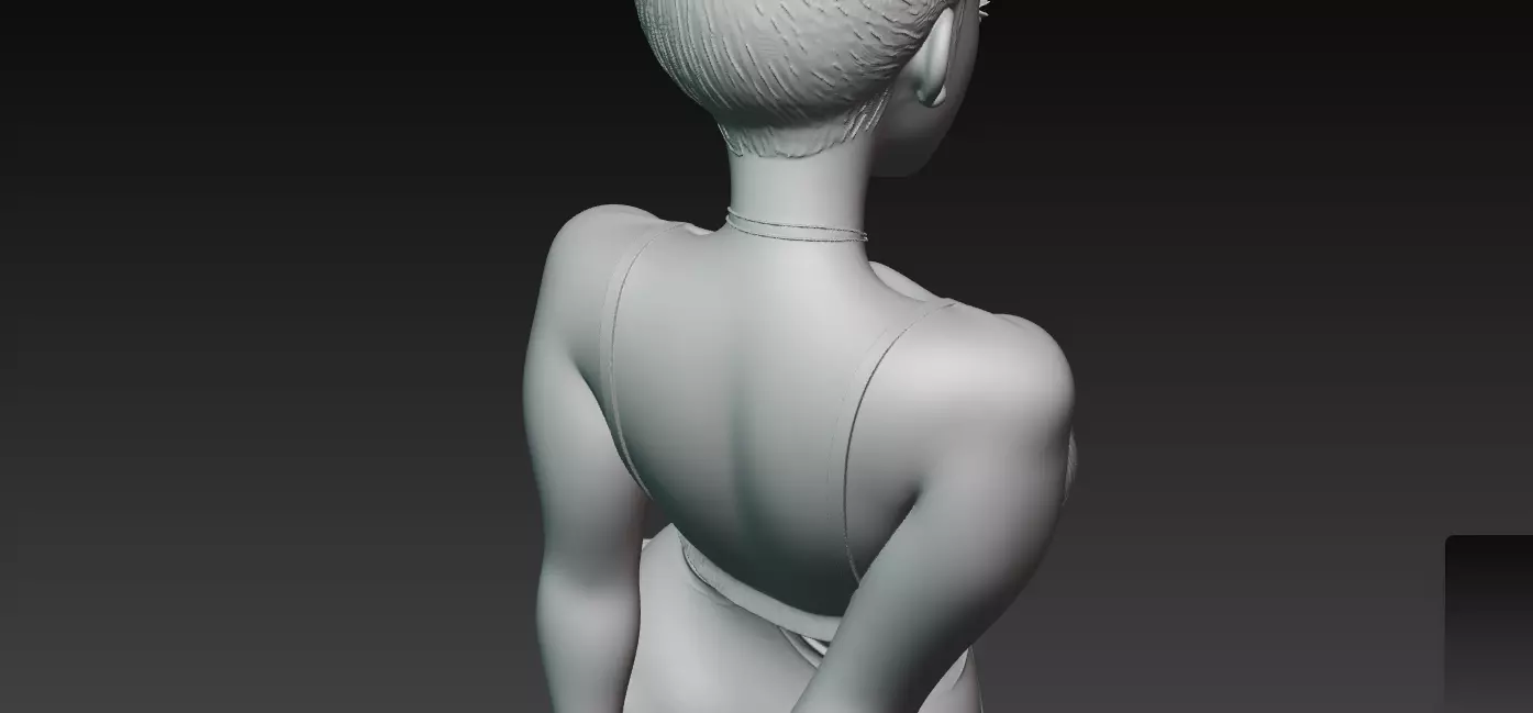 Babydoll Rosa Allure 3D print model_4