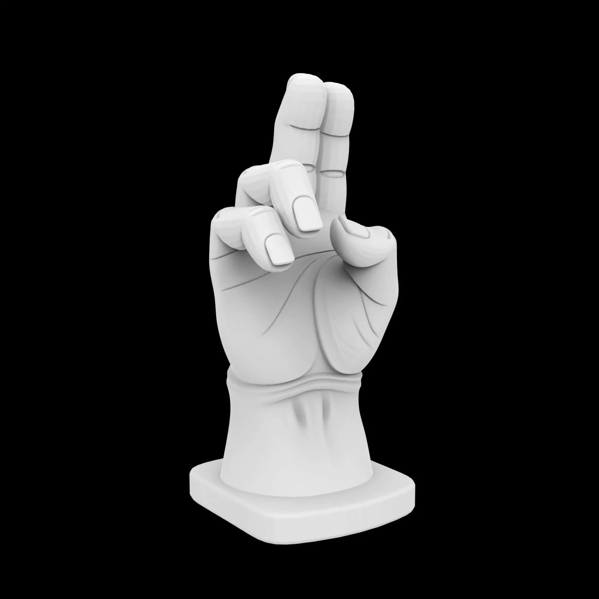 Thing Hand Figurine 3D Print Model 3D print model_4