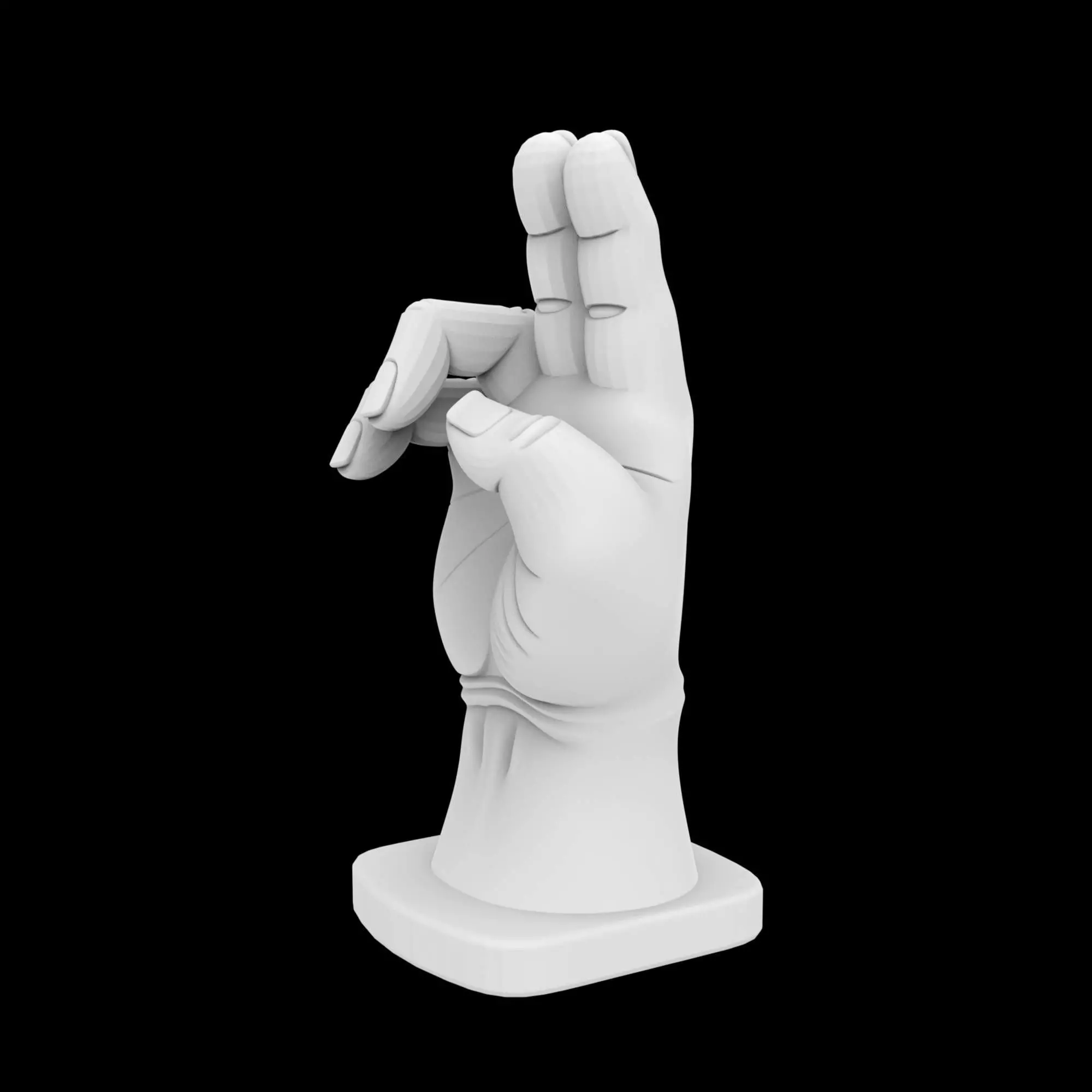 Thing Hand Figurine 3D Print Model 3D print model_1