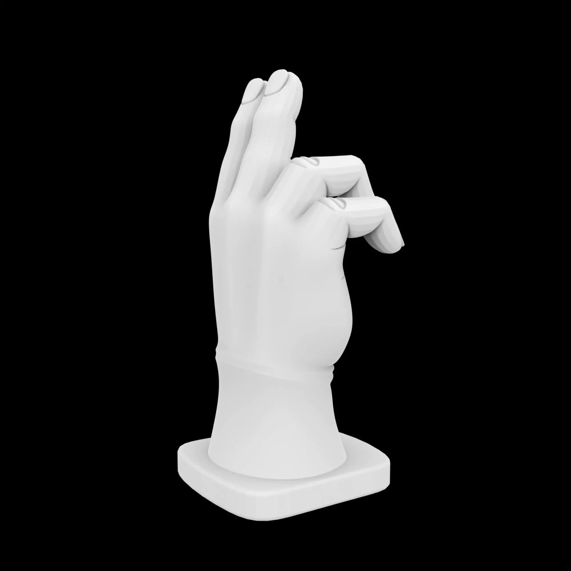Thing Hand Figurine 3D Print Model 3D print model_3
