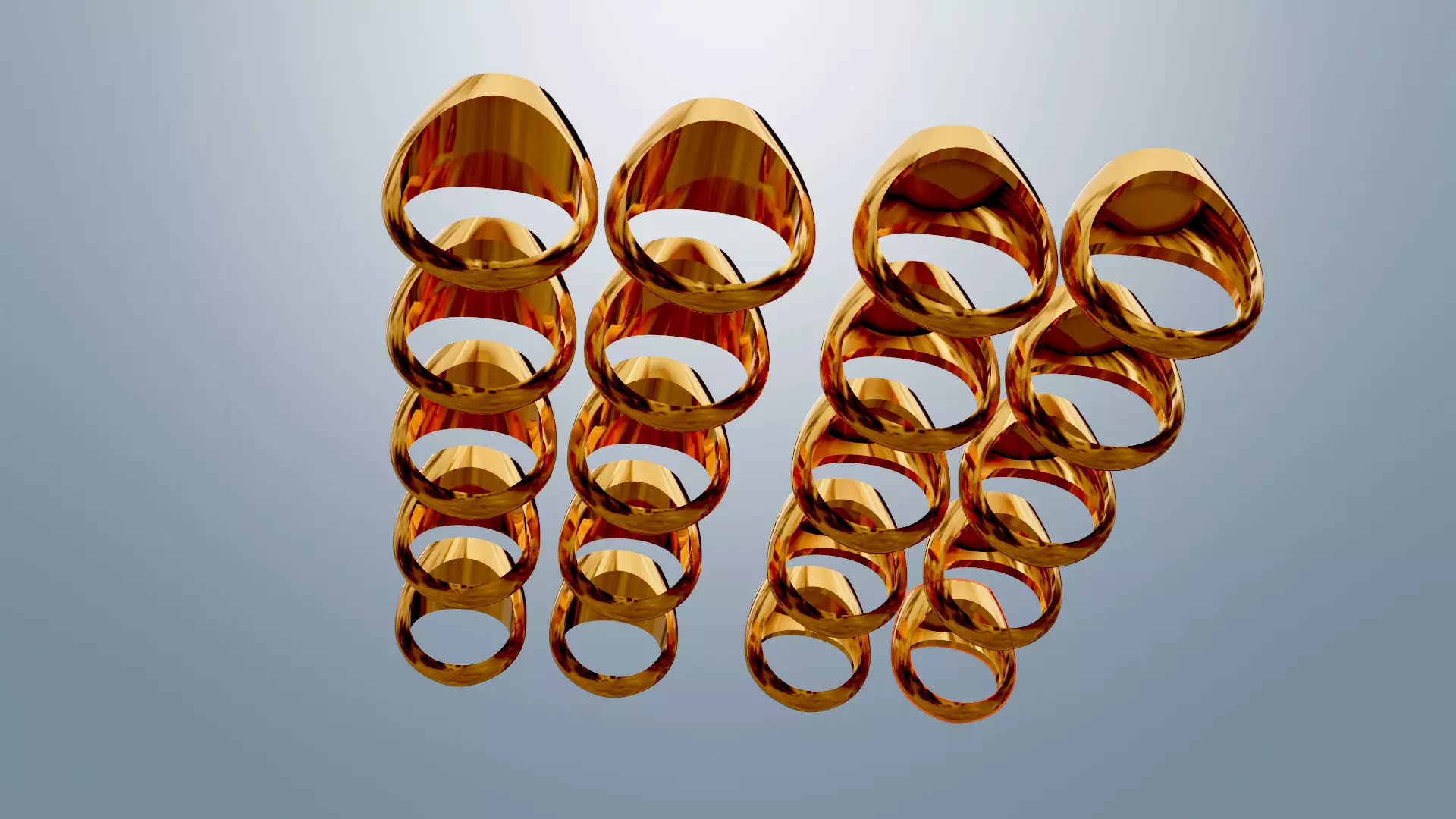SIGNET RINGS DIFFERENT SIZES 3D print model_2