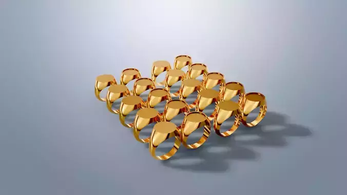 SIGNET RINGS DIFFERENT SIZES 