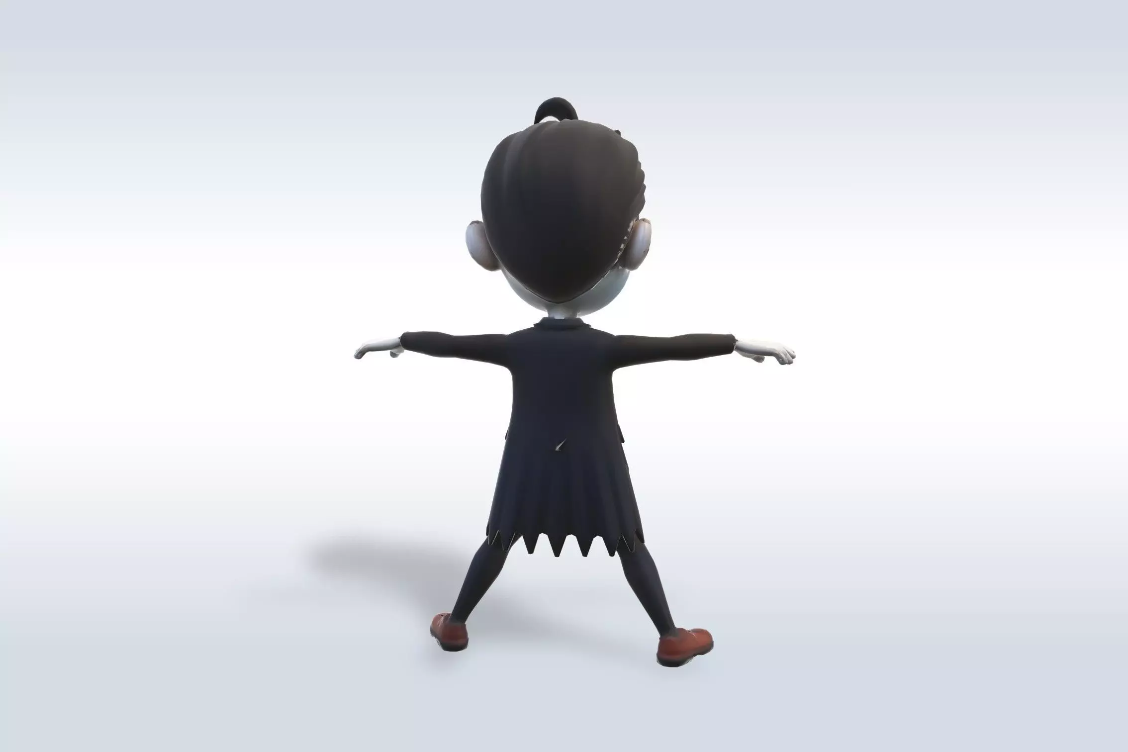 Cheerful Vampire Ghost 3D model_2