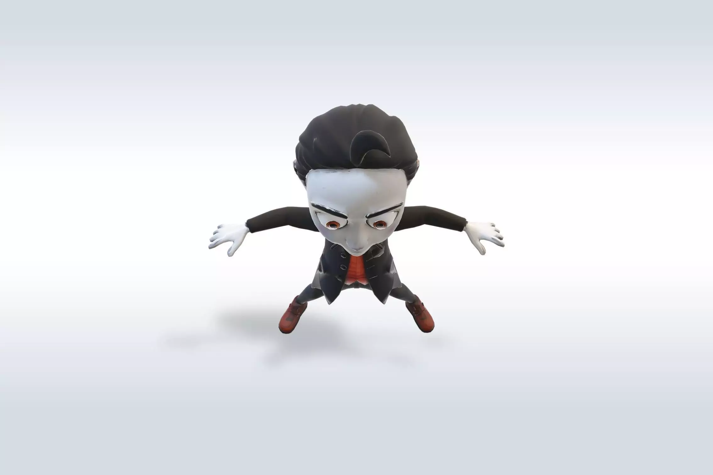 Cheerful Vampire Ghost 3D model_8