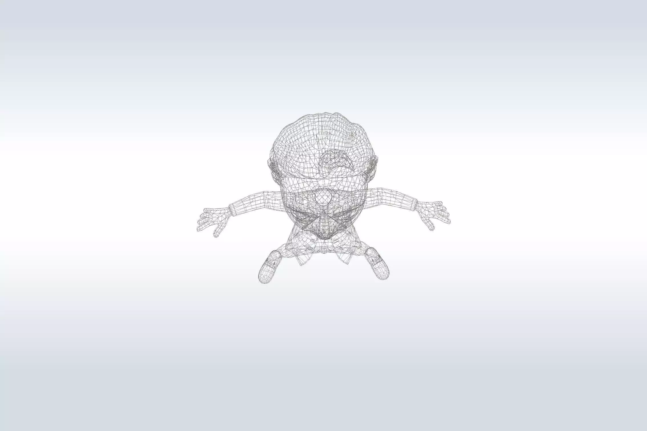 Cheerful Vampire Ghost 3D model_9