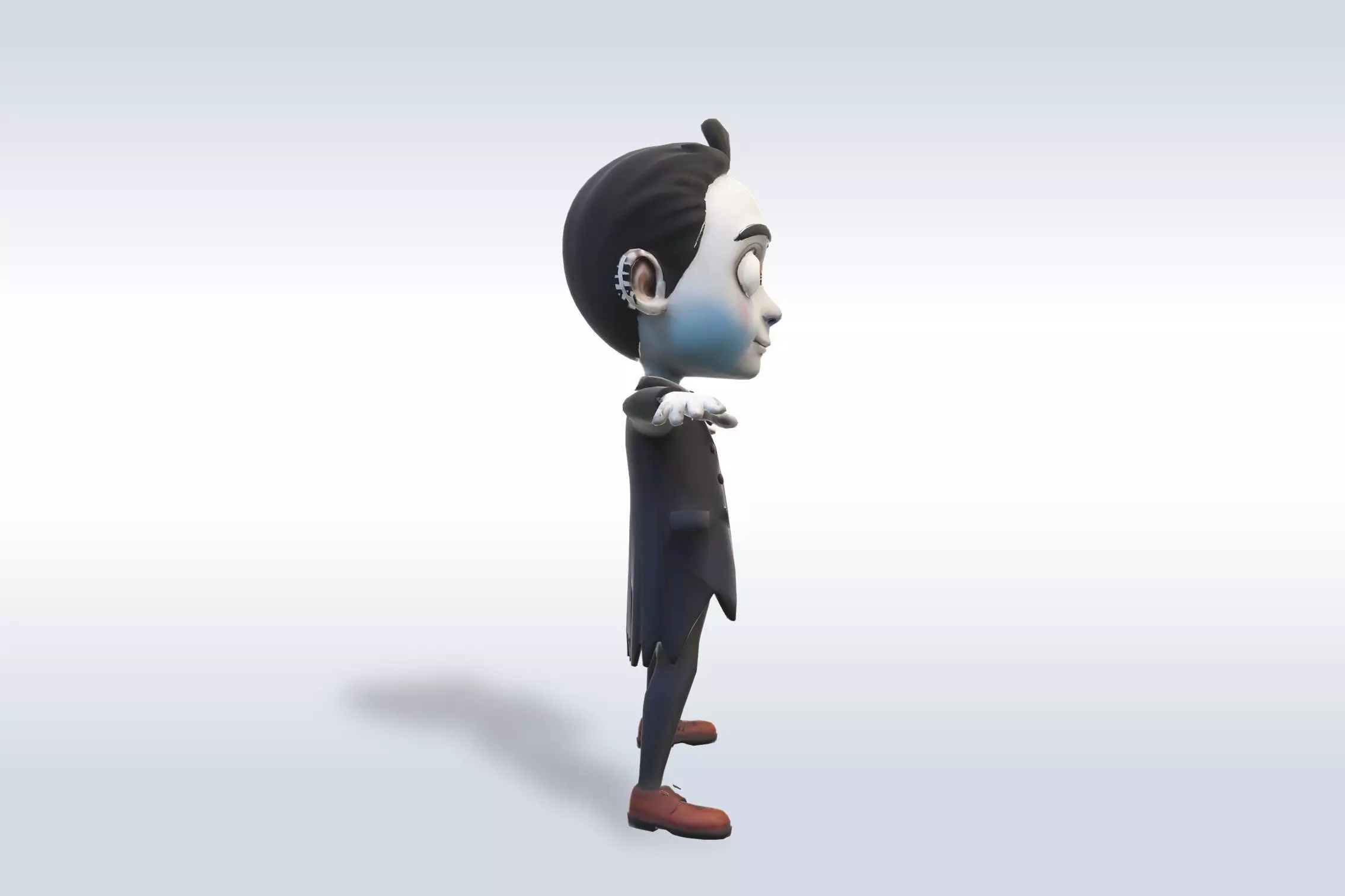 Cheerful Vampire Ghost 3D model_4