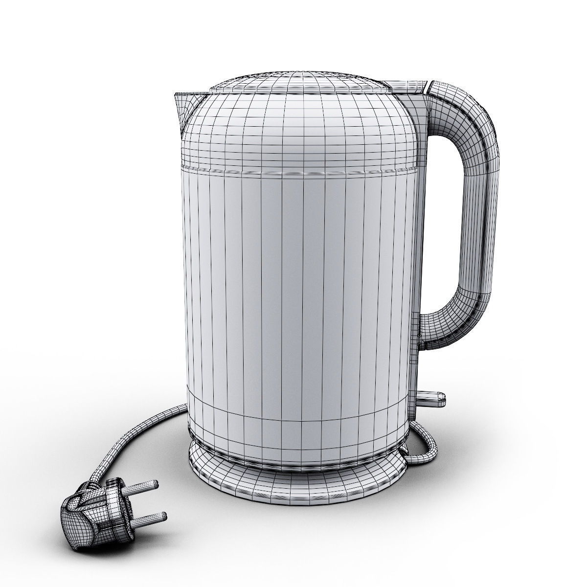 Electric Kettle Vitek 3D model_7