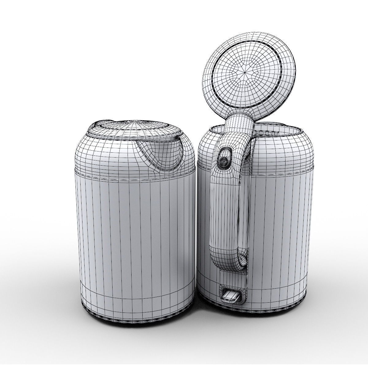 Electric Kettle Vitek 3D model_11