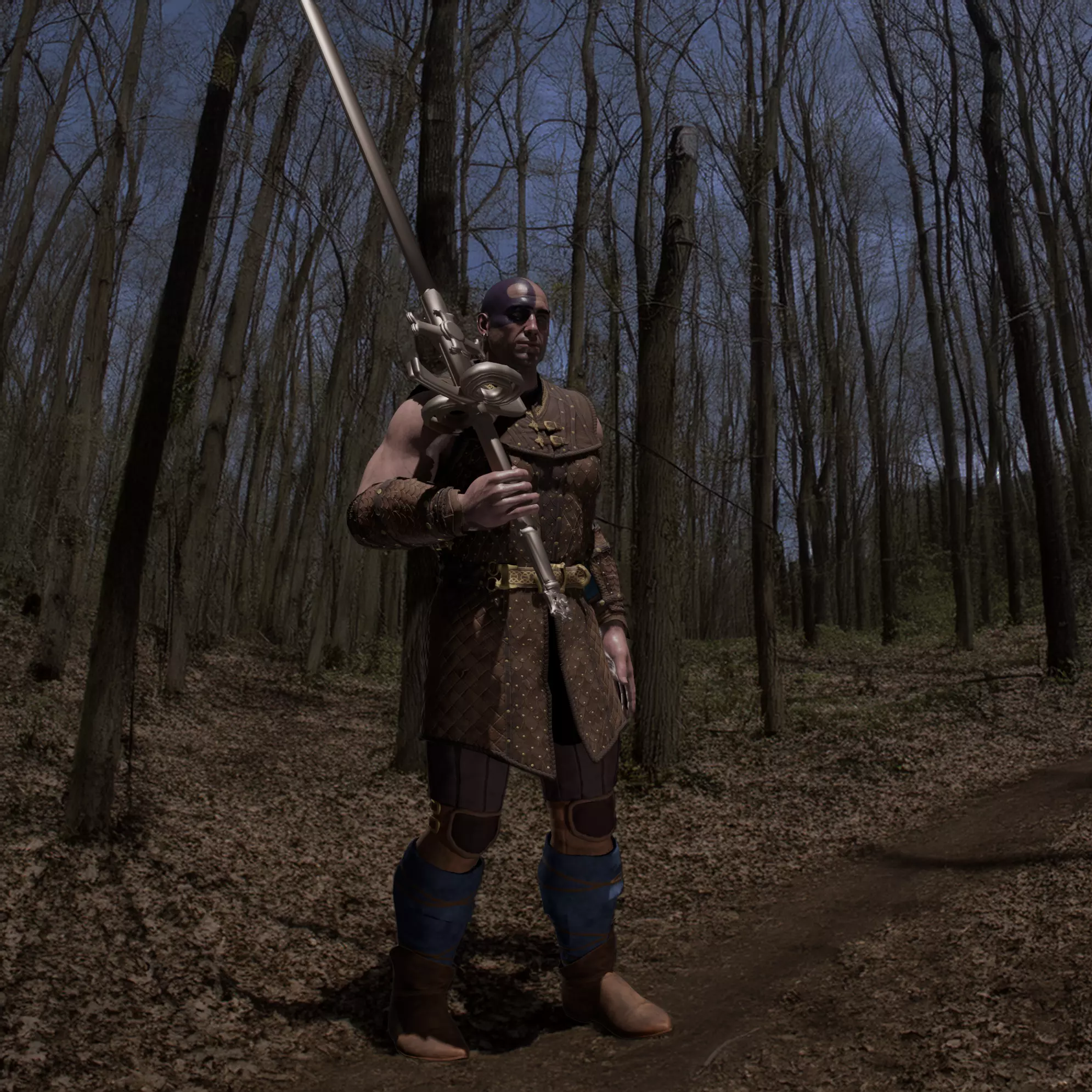 Warrior Based on Minsc 3D print model