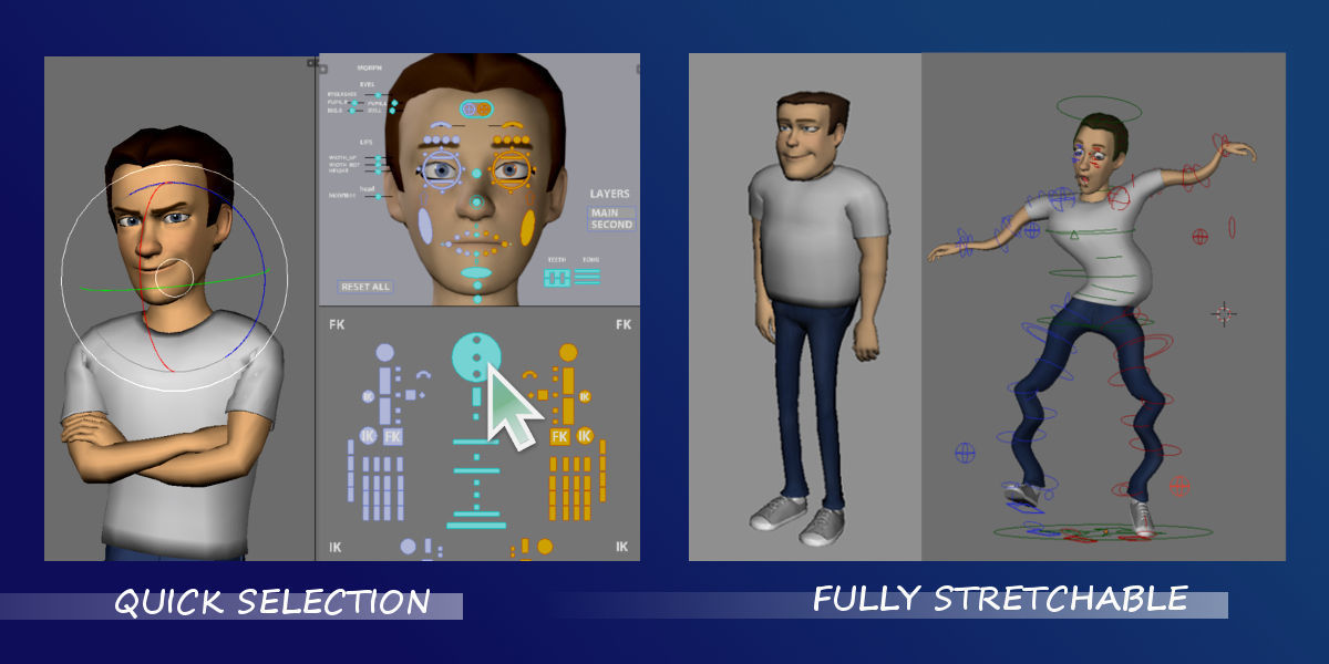 Kevin Rig 3D model_2