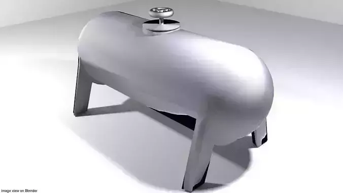Gas Tank - Cylinder Type 3 3D model