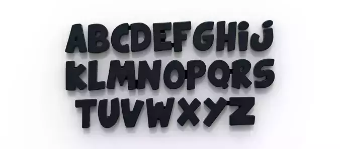 Letters Alphabet COMIX LOUD