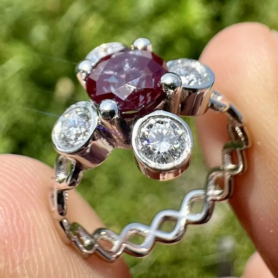 Helix Band Ring 3D print model