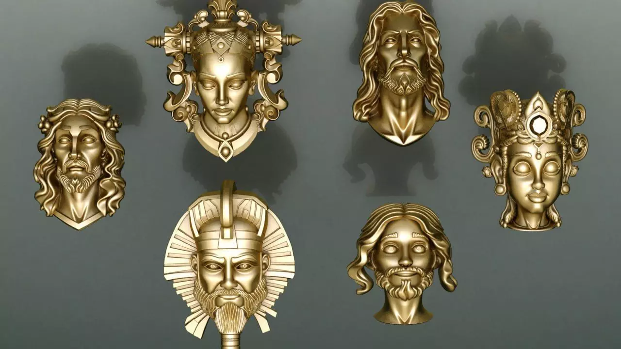 Faces 3D print model_0