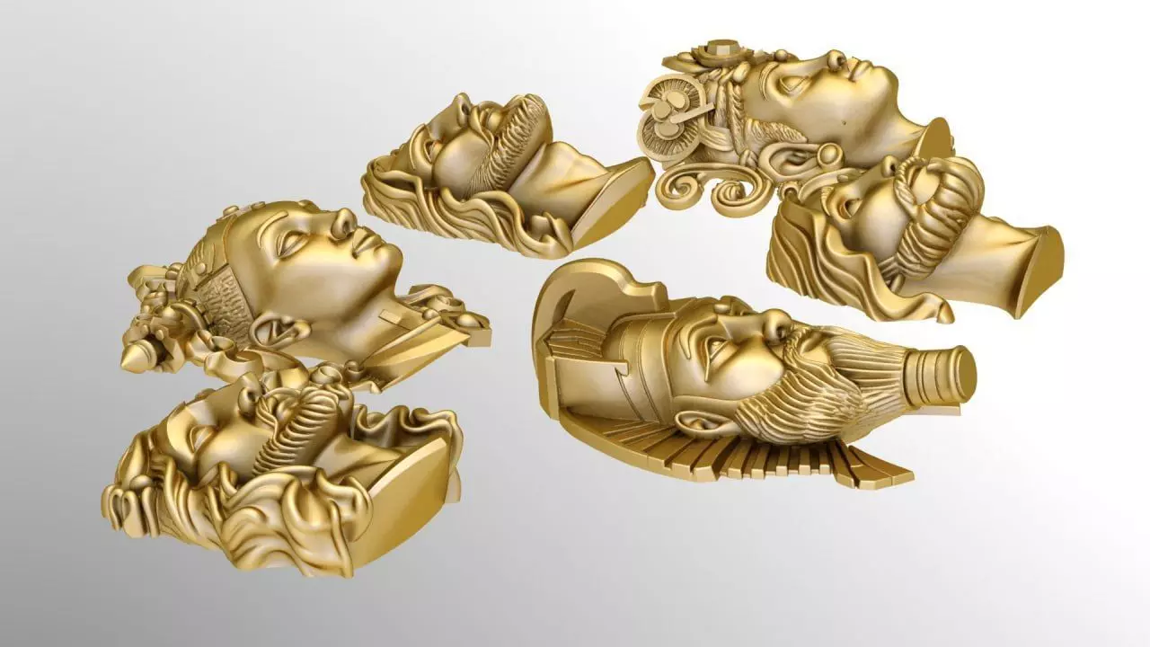 Faces 3D print model_2