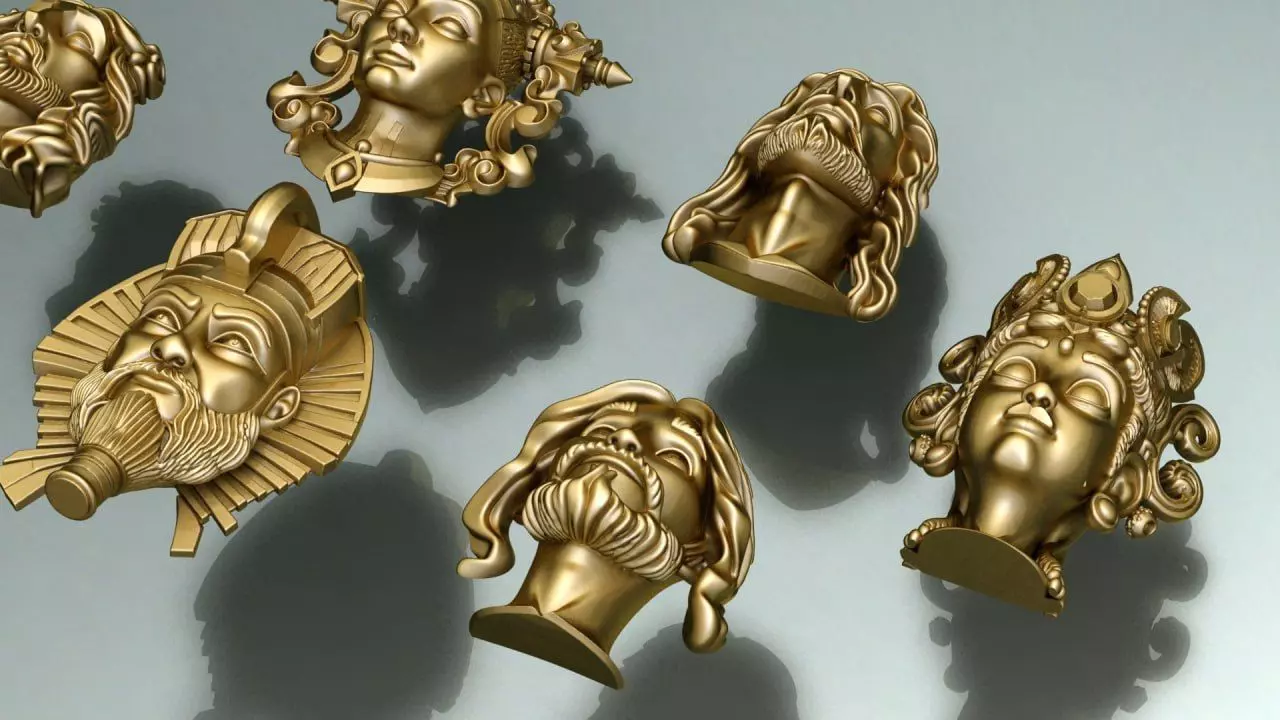 Faces 3D print model_1