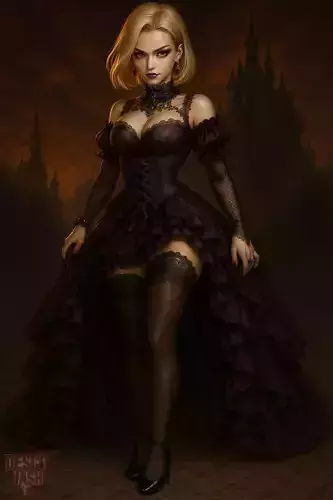 Seductive Anime Figure STL