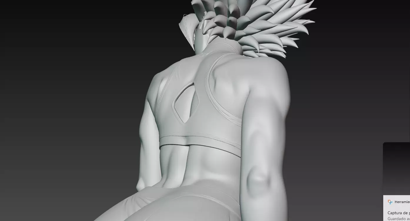 Saiyan Spectacle Cauliflas Game Day Look 3D print model_2