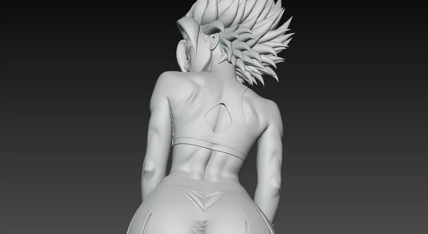 Saiyan Spectacle Cauliflas Game Day Look 3D print model_1