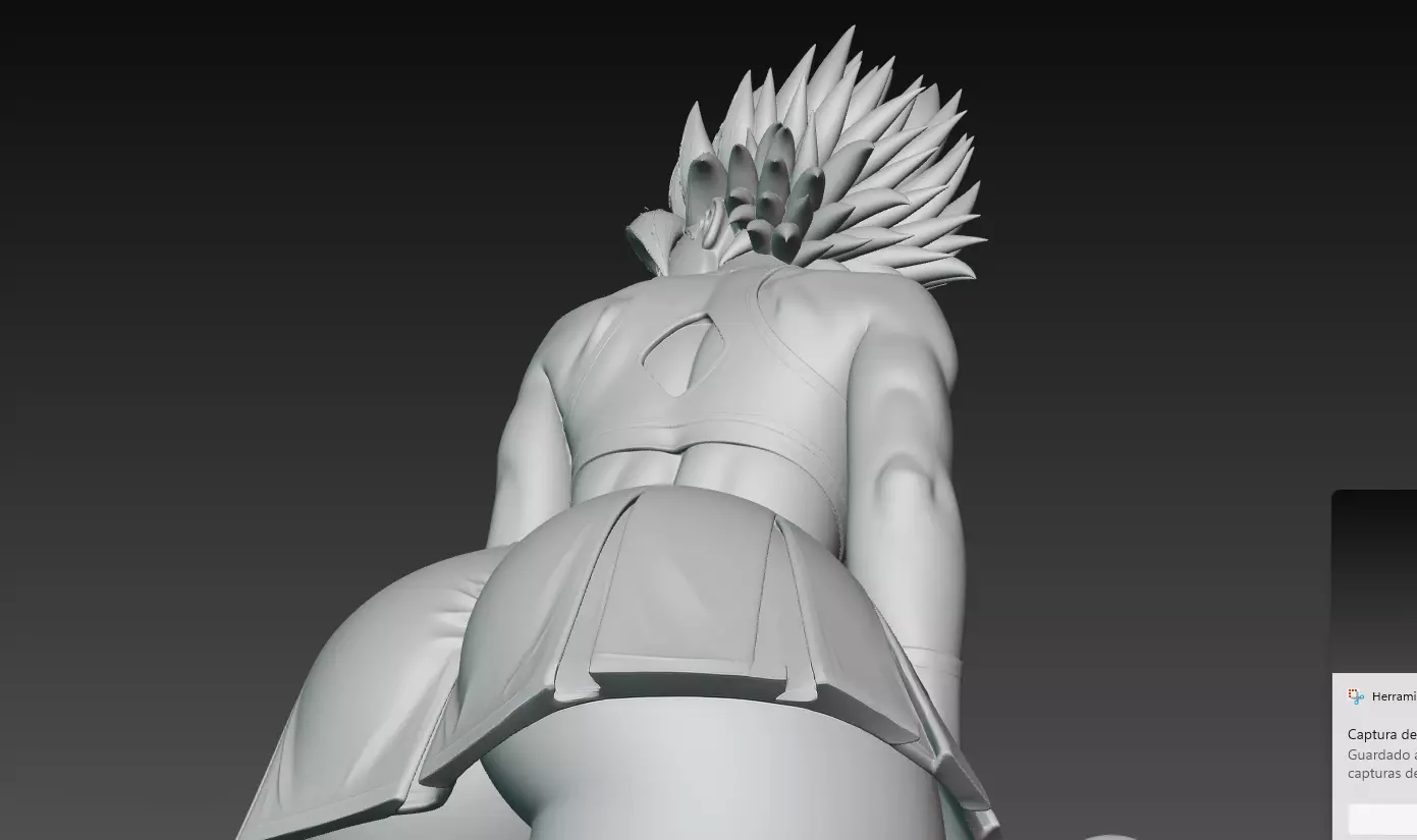 Saiyan Spectacle Cauliflas Game Day Look 3D print model_7
