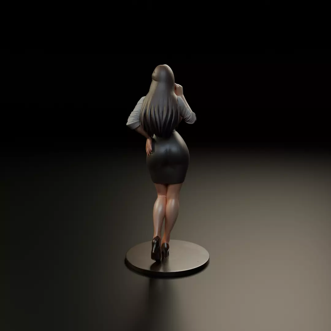 pin up teacher 3D print model_3