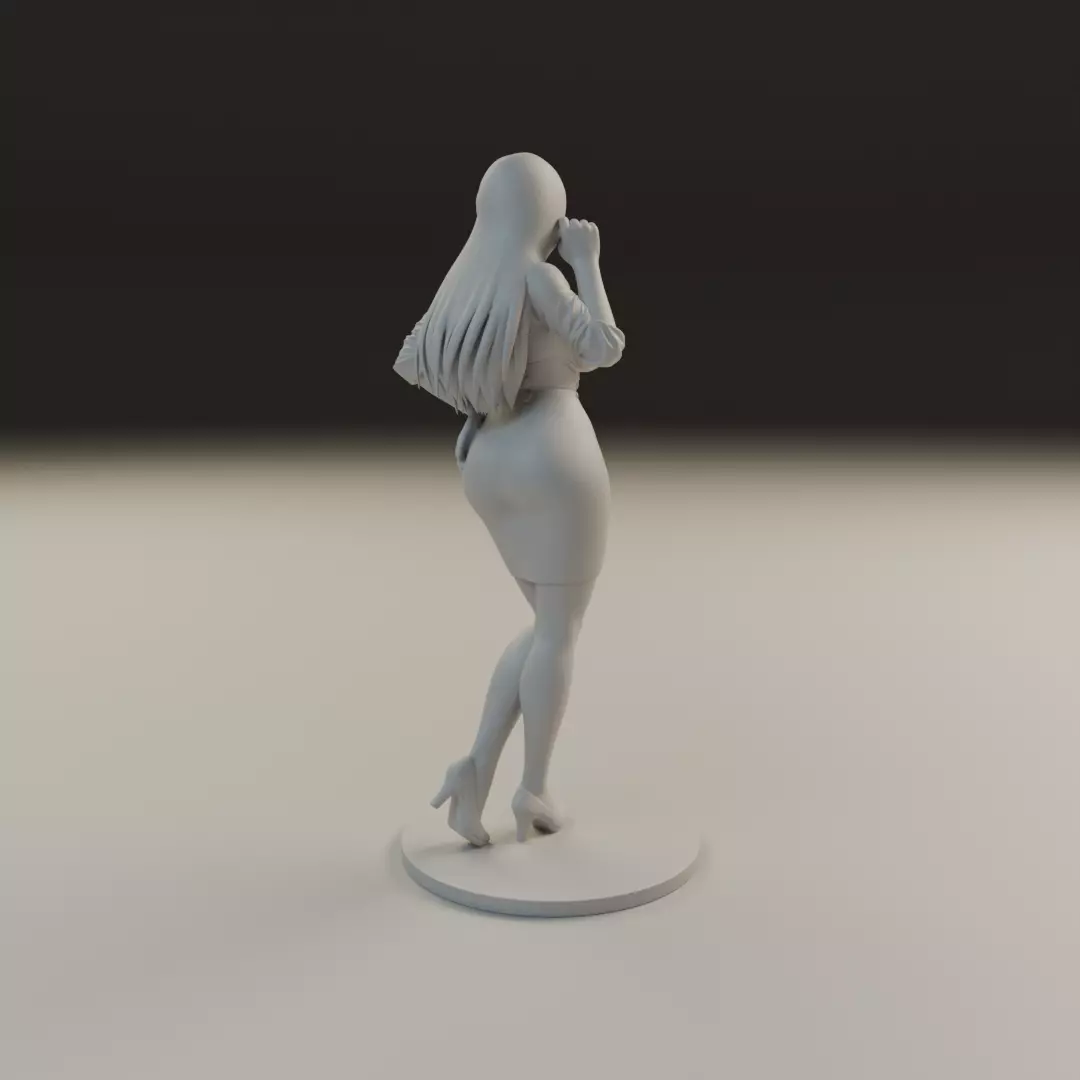 pin up teacher 3D print model_15