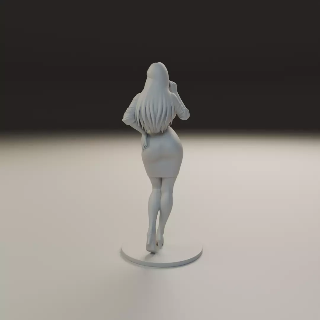 pin up teacher 3D print model_11