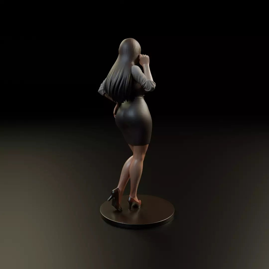 pin up teacher 3D print model_7
